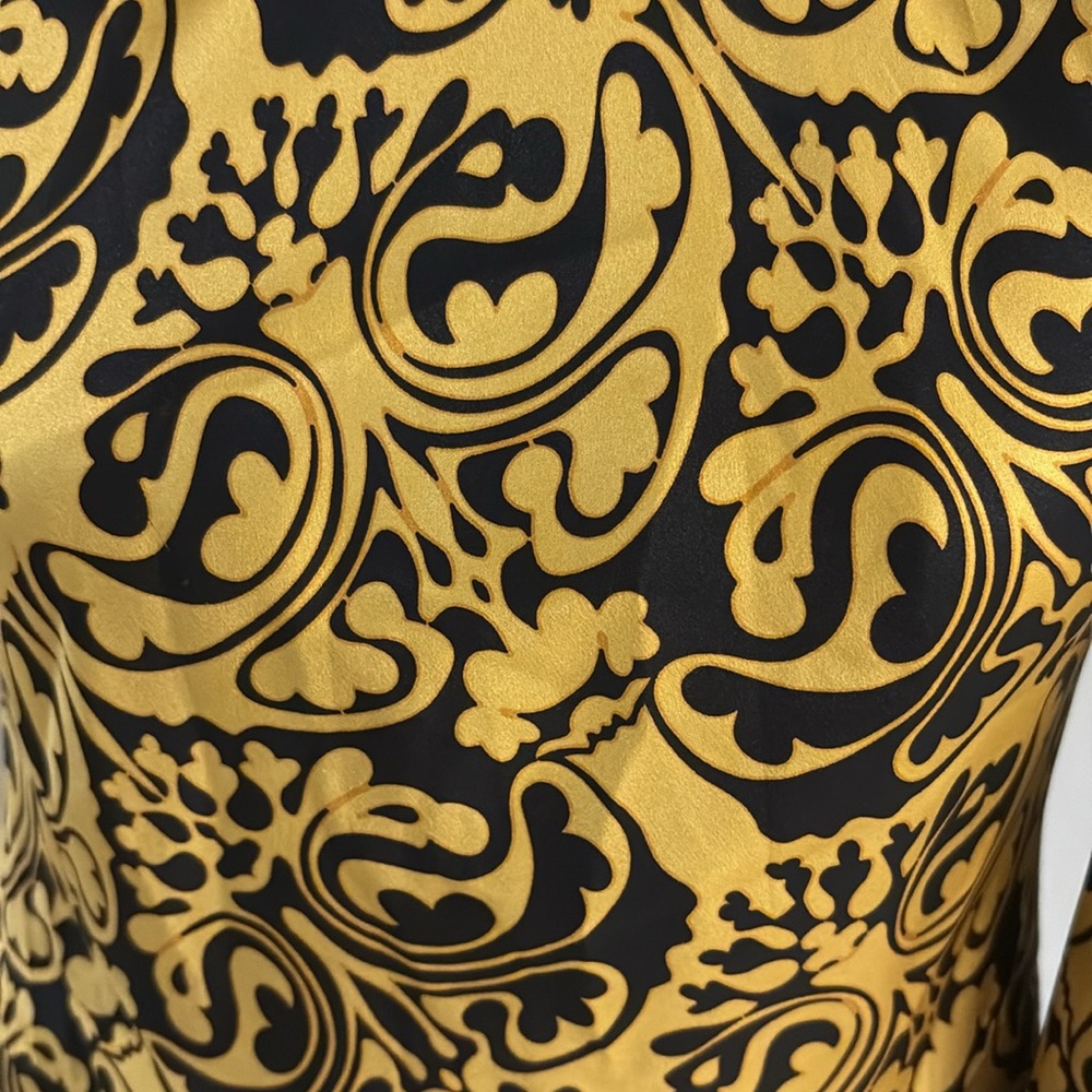 HOST PICK NWOT INC silk shirt sz 4 petite 100% silk 521 - Picture 2 of 5
